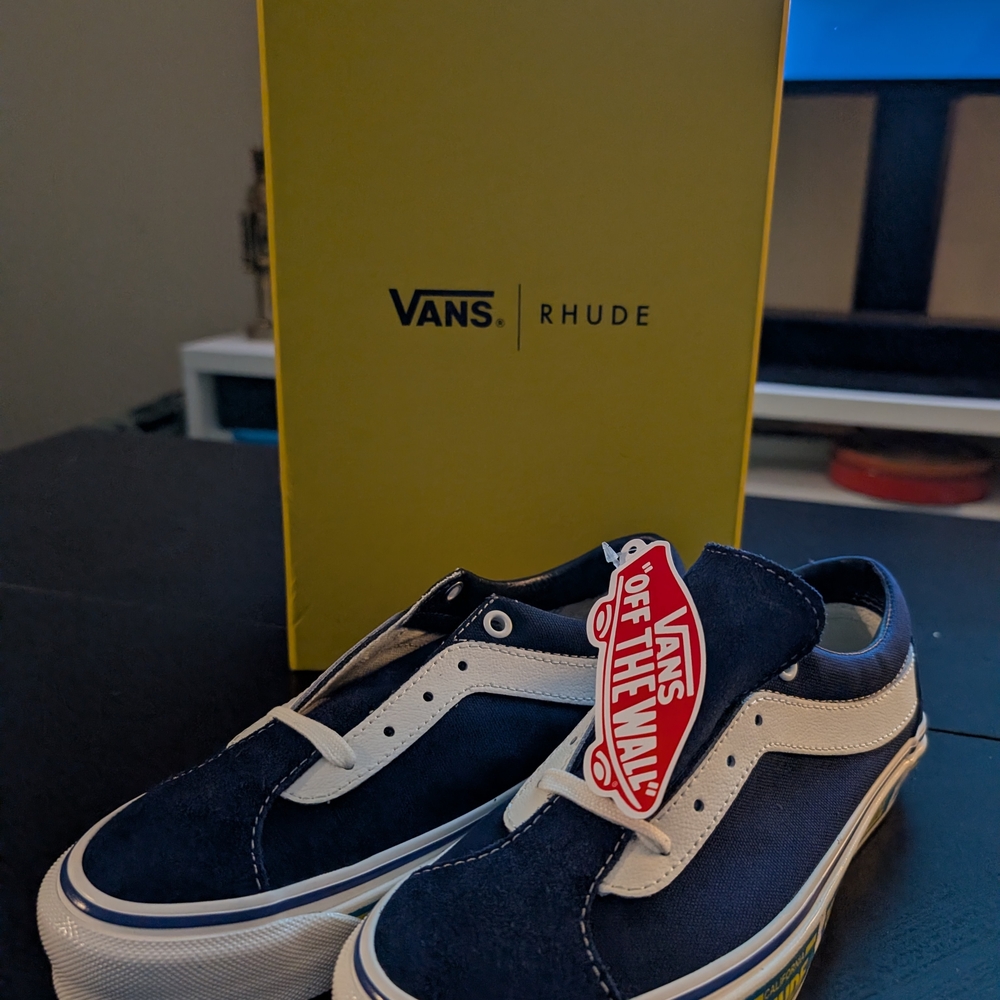 Vans Custom Rhude Navy Sneakers